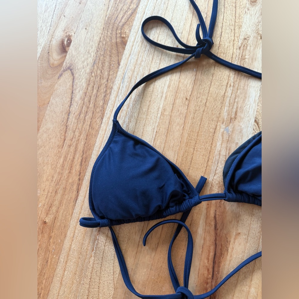 J. Crew Deep Blue Bikini Top